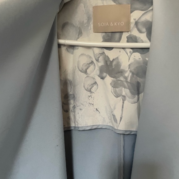 Stunning light blue trench style coat - Sois & Kyo - Picture 5 of 7